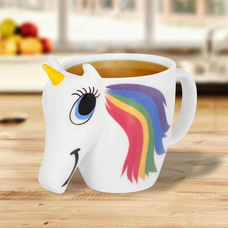 כוס חד קרן מחליפה צבעים | Color Changing Unicorn Mug